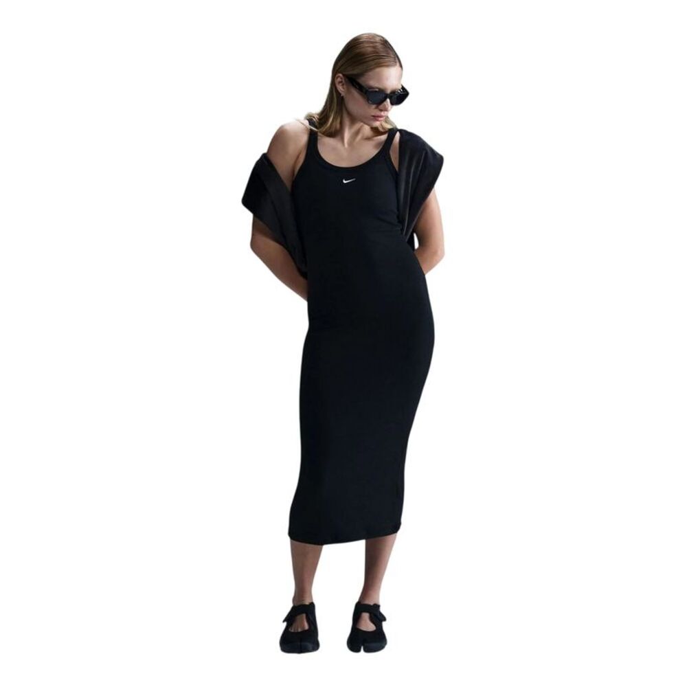 Nike Womens/Ladies Chill Knitted Tank Dress / Black/Sail